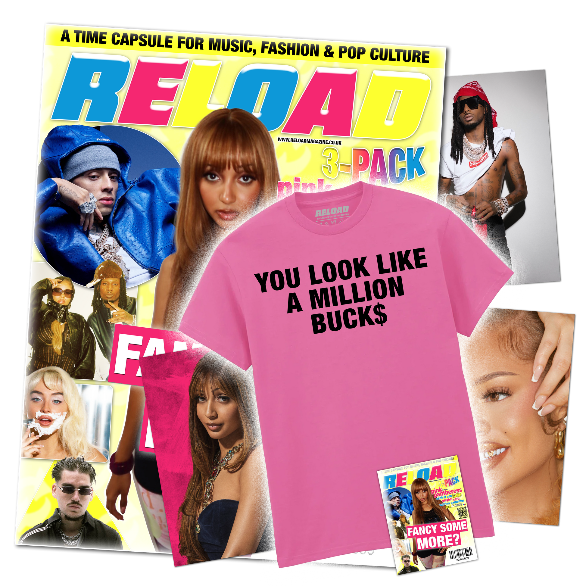 RELOAD MAGAZINE 3-PACK T-SHIRT BUNDLE