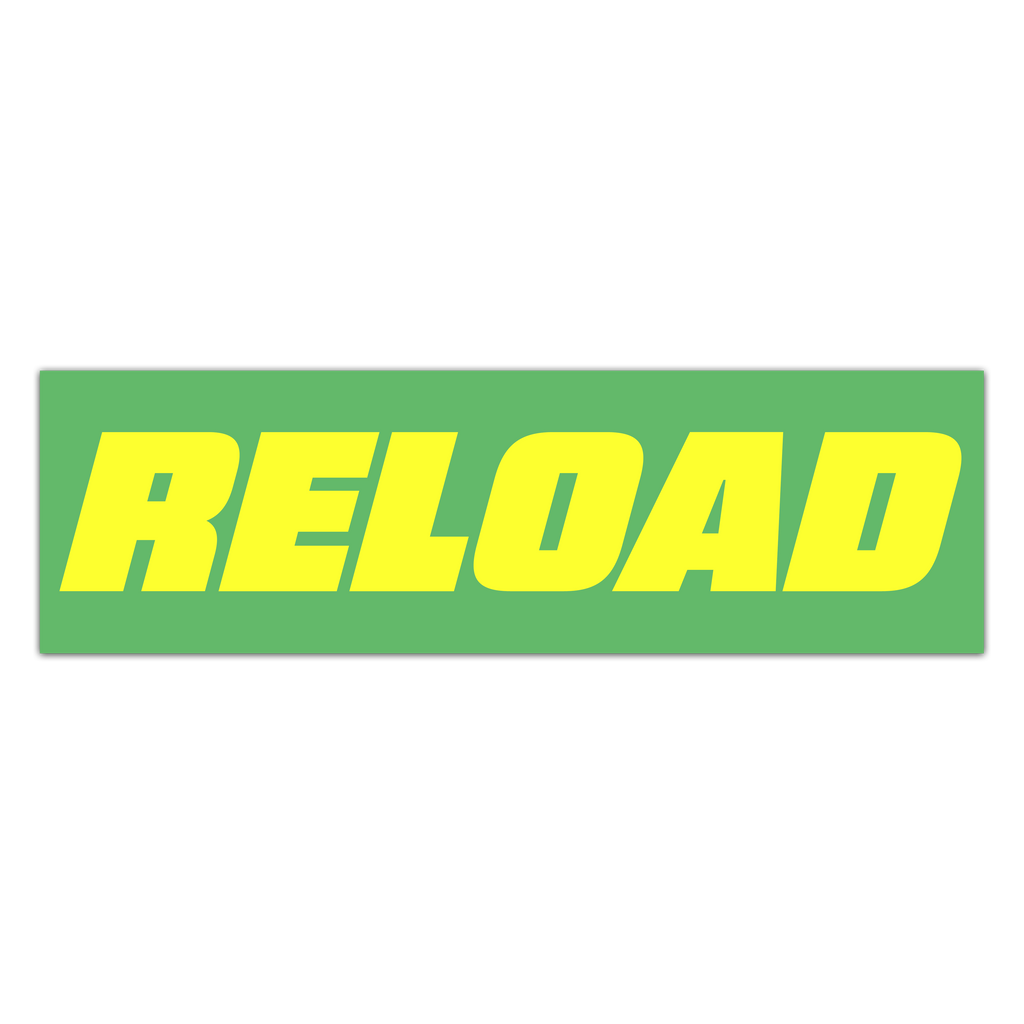 RELOAD BOX LOGO STICKER