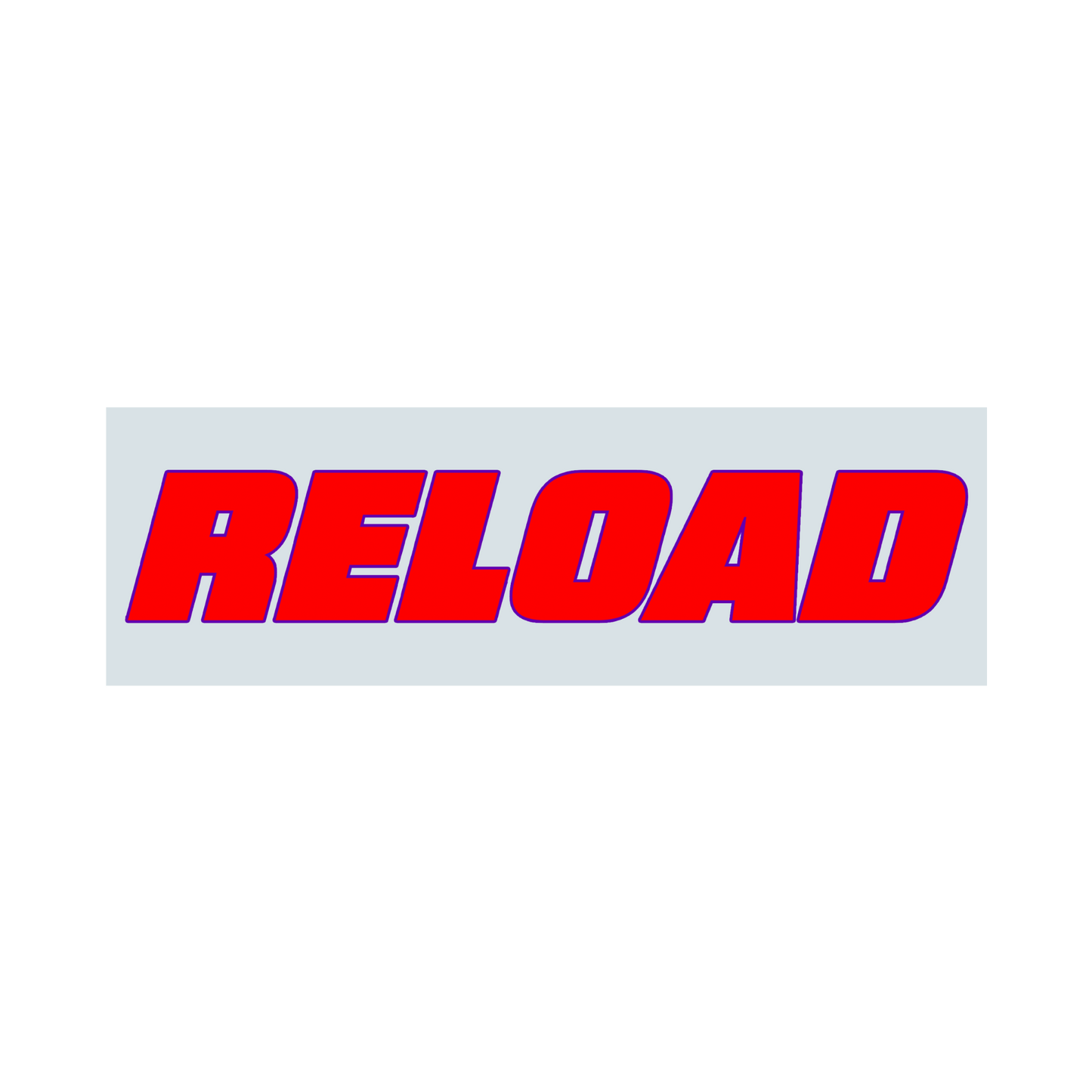 RELOAD Box Logo Sticker