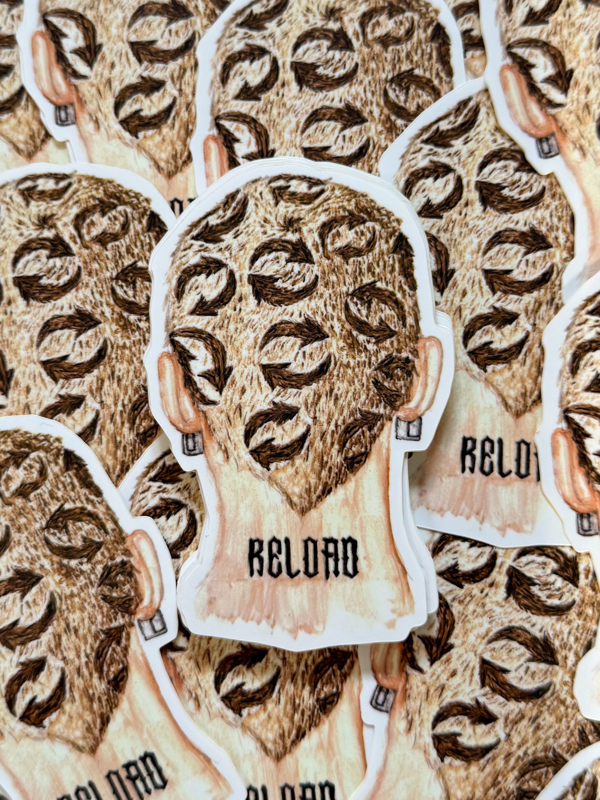 RELOAD BUZZCUT STICKER