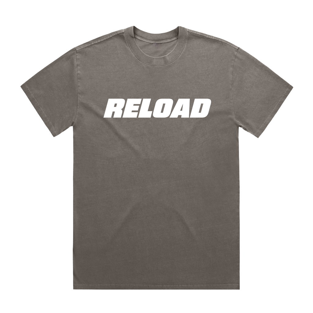 RELOAD OG TEE HEAVY FADED GREY