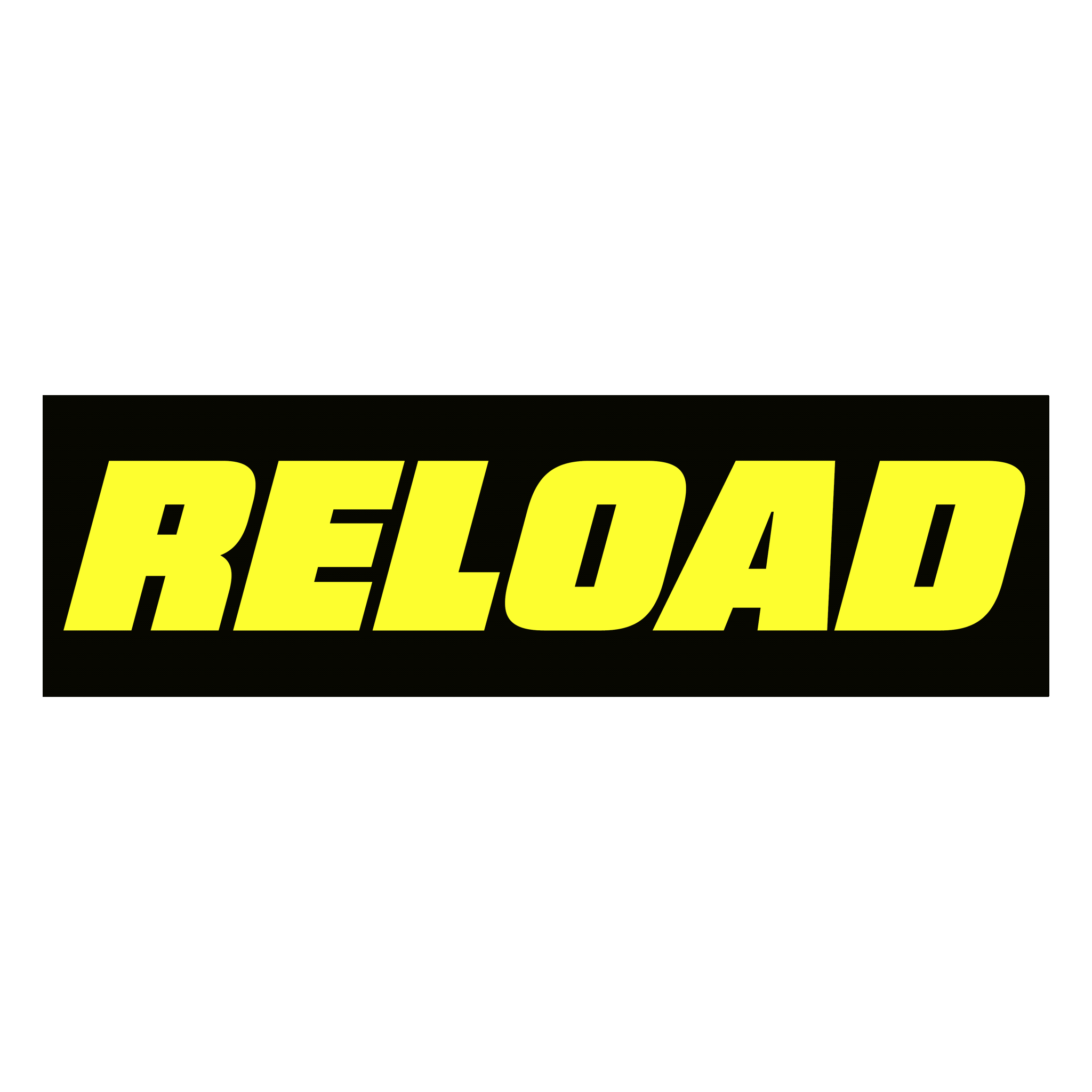 RELOAD BOX LOGO STICKER