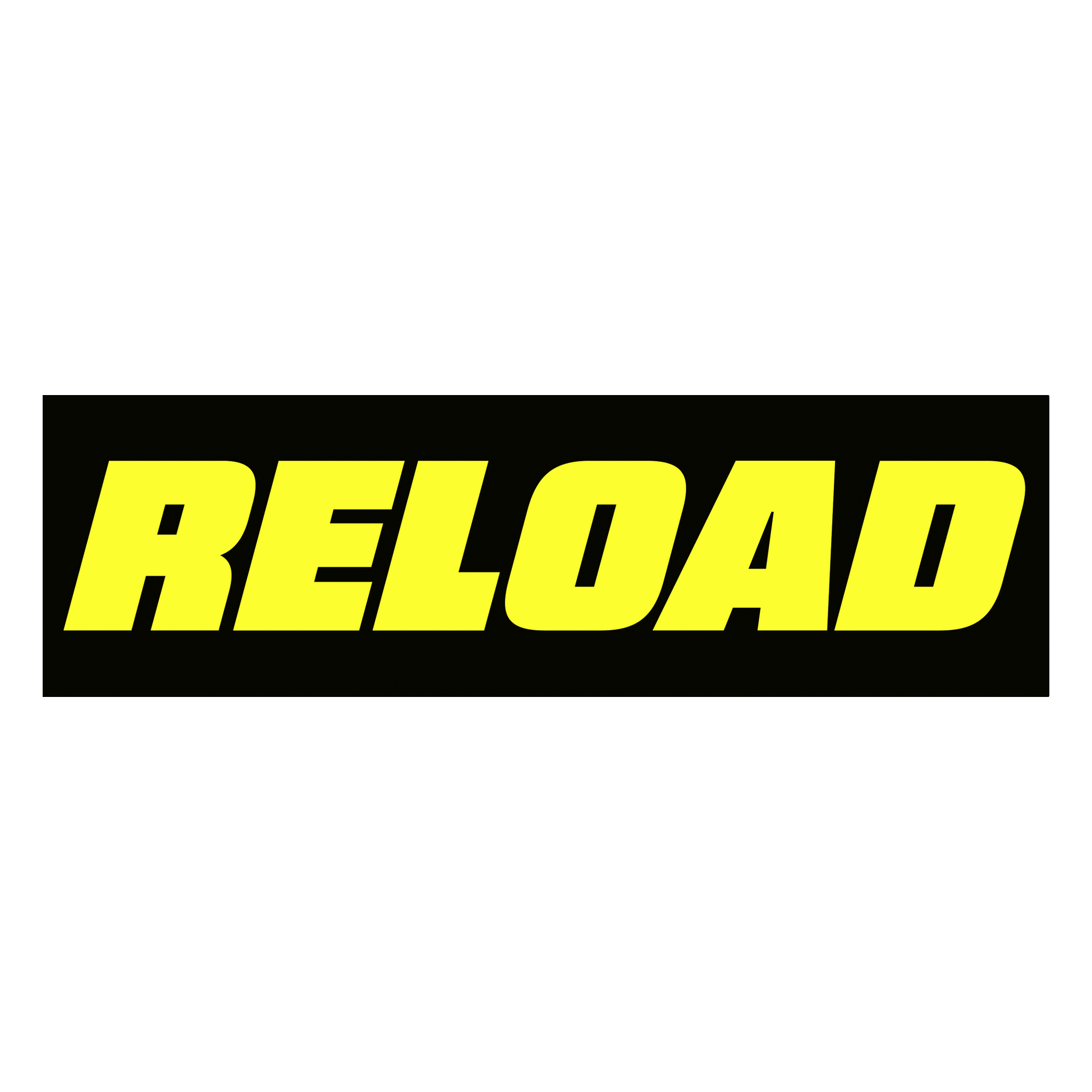 RELOAD BOX LOGO STICKER