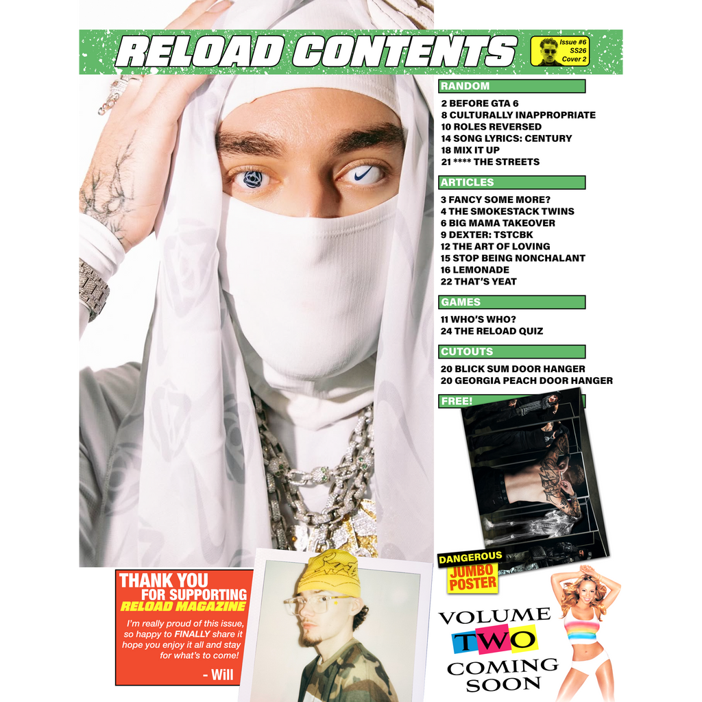 RELOAD MAGAZINE ISSUE #6 [DANGEROUS EDITION]