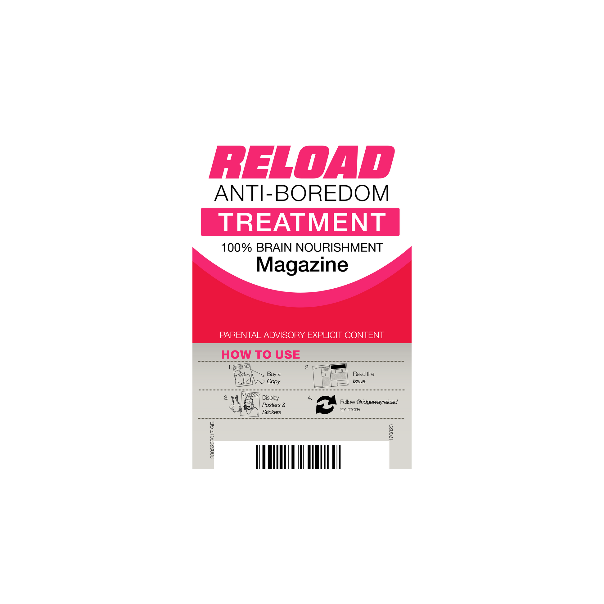 RELOAD ANTI-BOREDOM TREATMENT STICKER