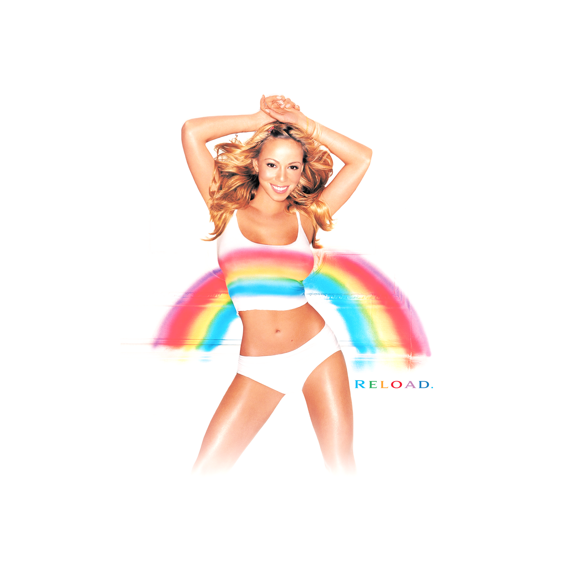 RELOAD RAINBOW HOLOGRAPHIC STICKER