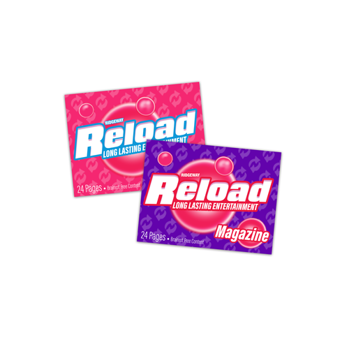 2 PACK OF RELOAD GUM [STICKERS]
