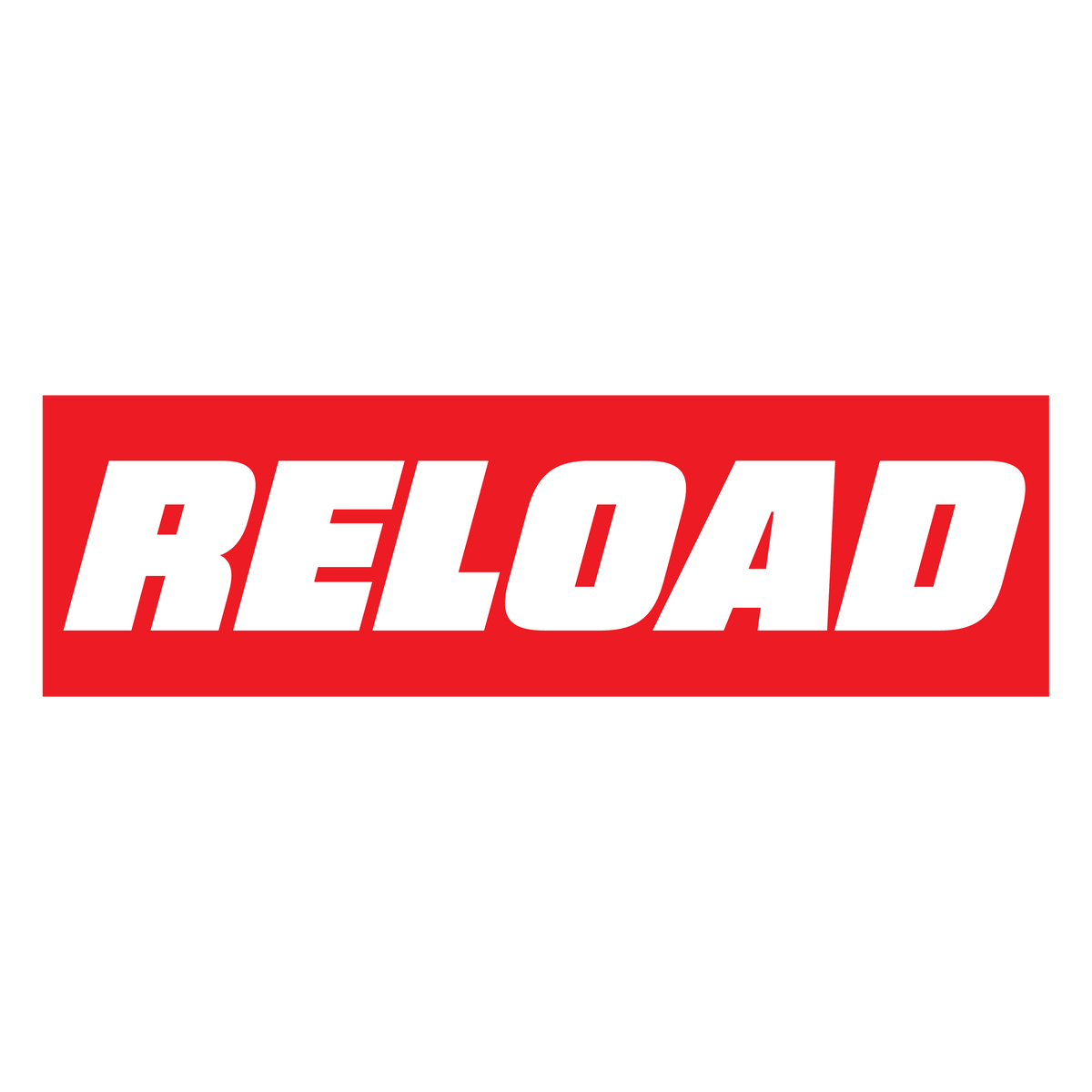 RELOAD BOX LOGO STICKER