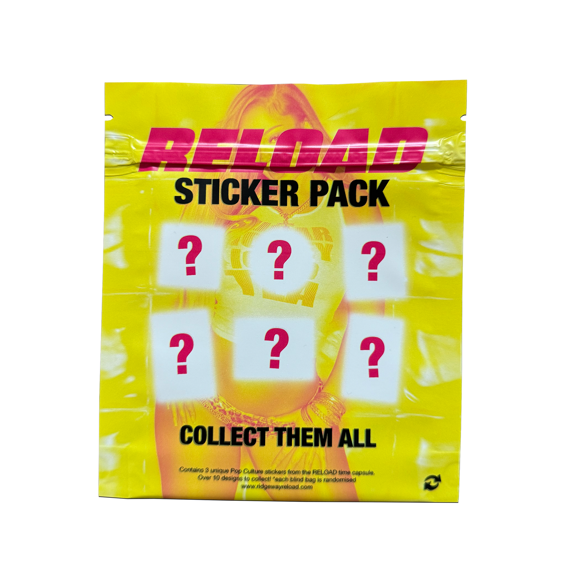 RELOAD BLIND STICKER PACK [YELLOW]